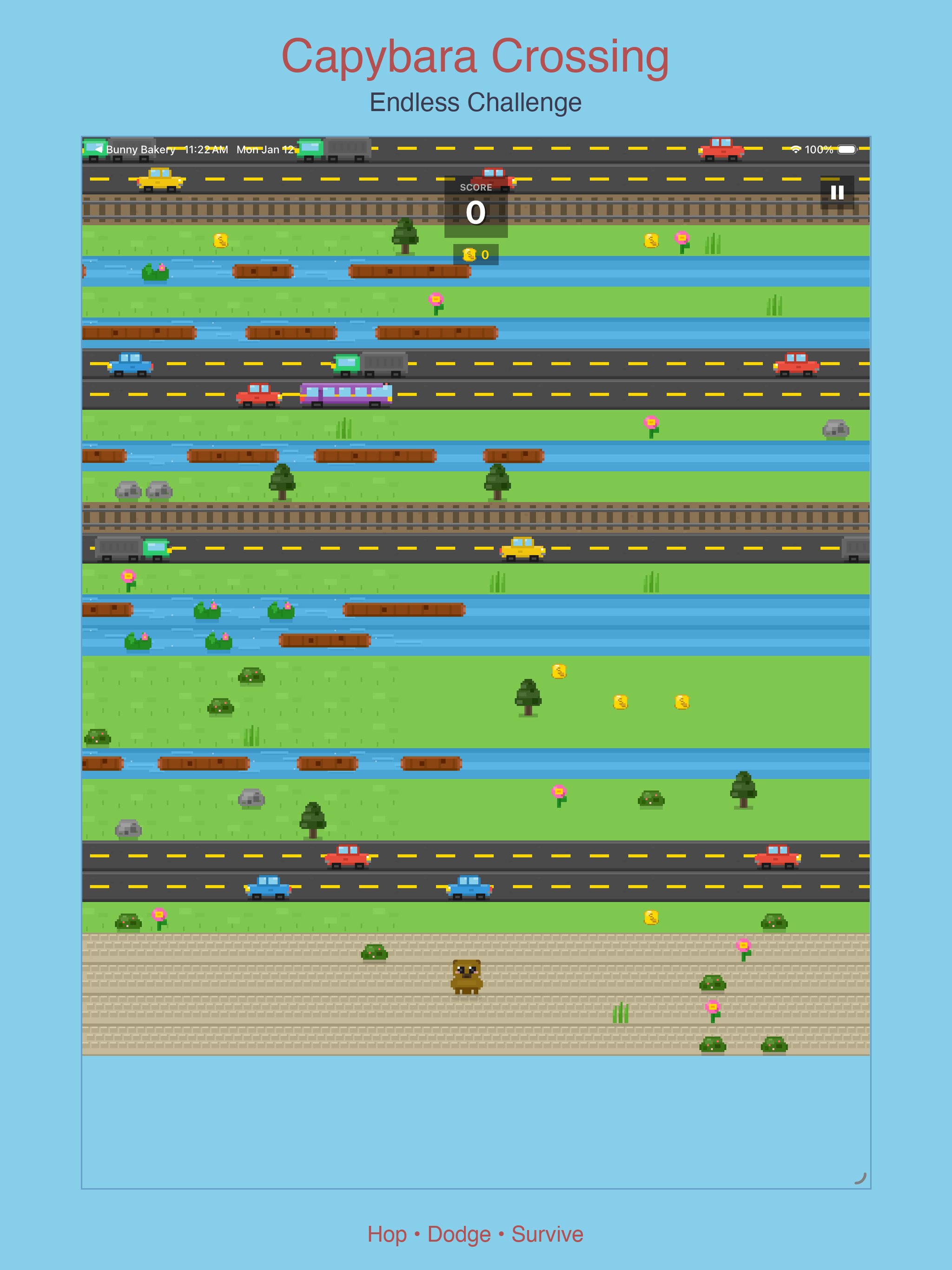 Capybara Crossing screenshot 5