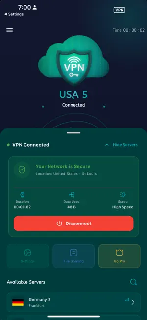Slick VPN & Secure File Share screenshot 4