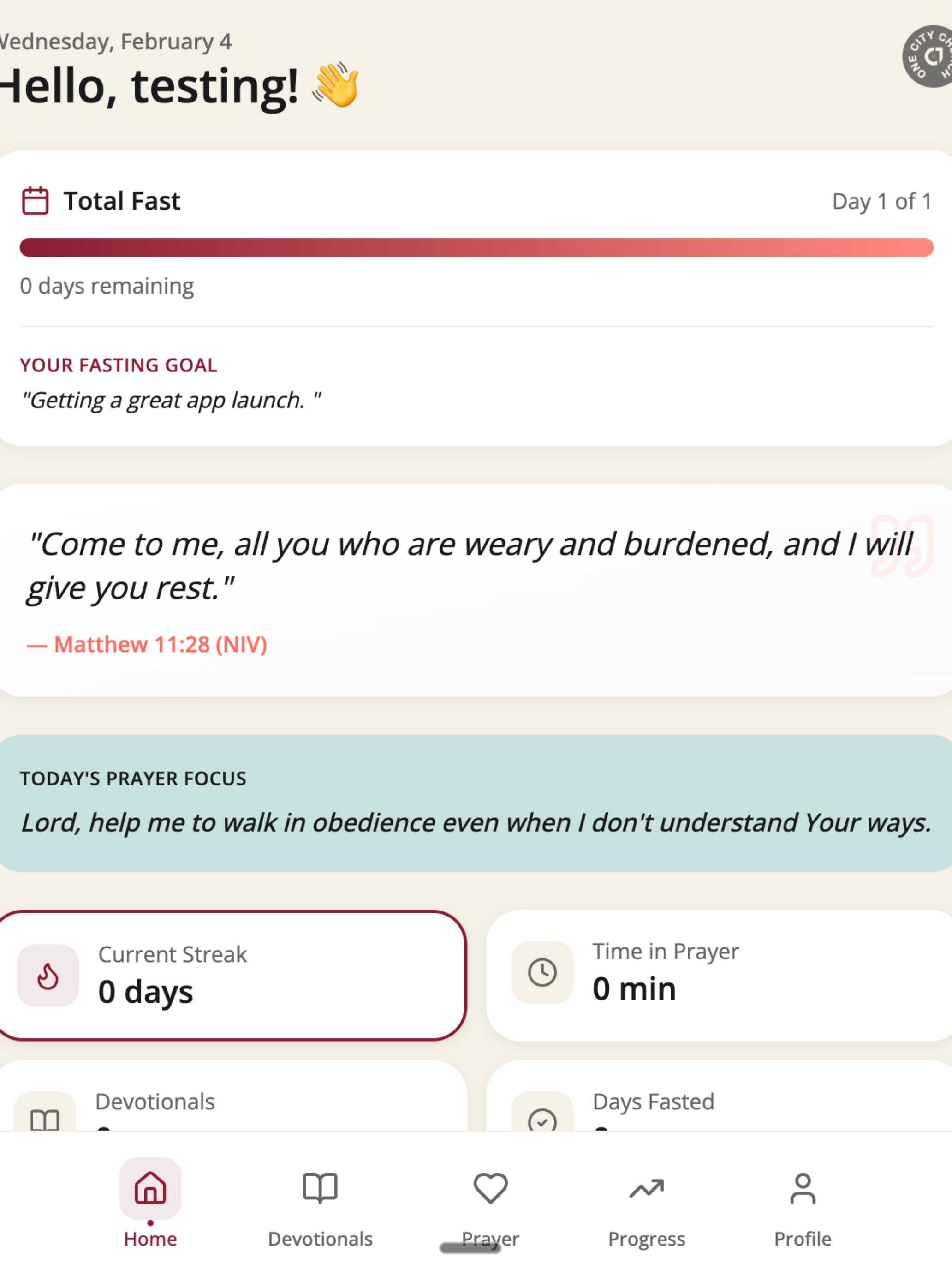 Fasting Forward