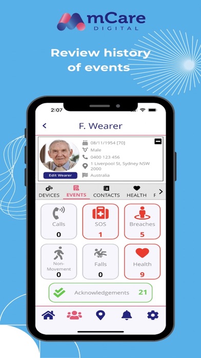 mCare Digital Screenshot