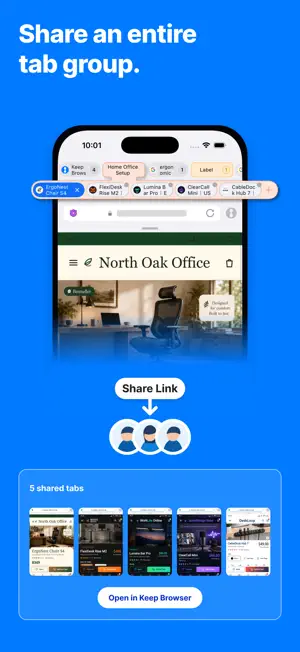 Keep Browser: Tree Tabs screenshot 3