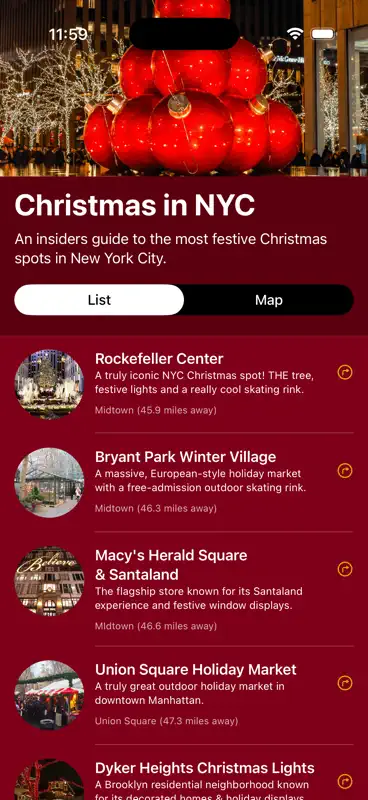 Christmas in NYC screenshot 1 of 4