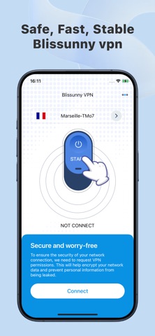 Blissunny VPN Pro iPhone screenshot 1
