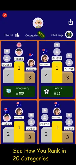 Quizia: General Knowledge Quiz screenshot 3