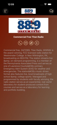 Titan Radio 88.9 screenshot