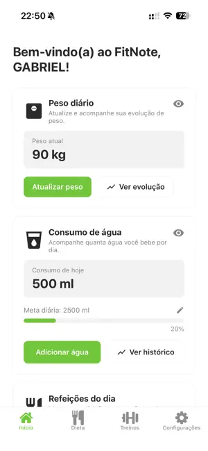 Fitnote Coach screenshot 1