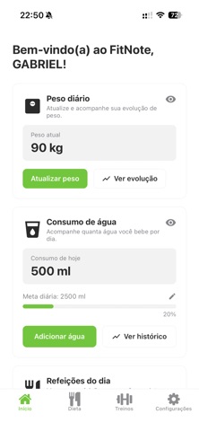 Fitnote Coach Screenshot 1 of 5