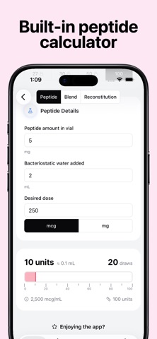 Peptide Tracker: PeptideBud Screenshot 8 of 8