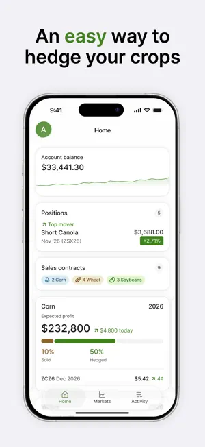 SimpleHedge: risk management screenshot 1