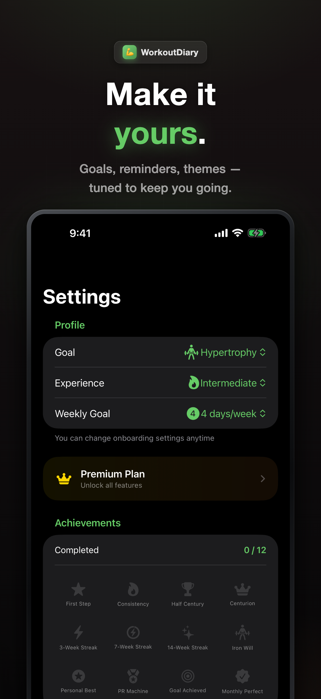 Workout Log - WorkoutDiary screenshot 5