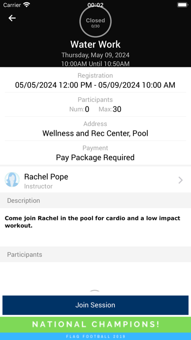 GC Wellness and Rec Screenshot