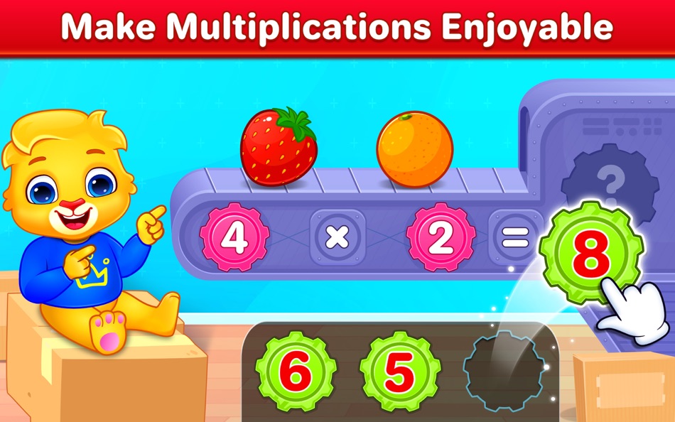 #3. Multiplication Kids: Math Game (macOS) 由: RV AppStudios LLC