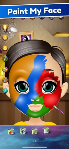 Halloween Face Paint Salon iPhone screenshot
