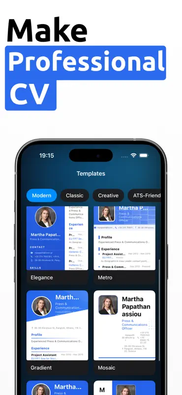 Creador de CV y Currículum con screenshot 4 of 6