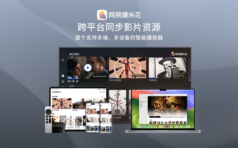 网易爆米花-智能媒体库，全能云盘、网盘播放器 screenshot