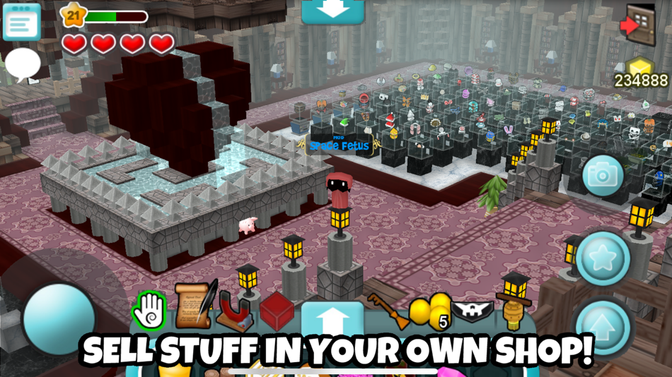 #1. Cubic Castles - Sandbox MMO (iOS) 由: Cosmic Cow