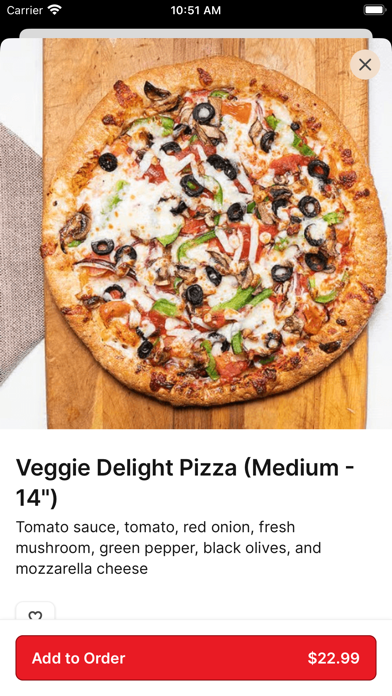 Rome Pizza & Sub To Go iPhone screenshot 4 - Food & Drink app