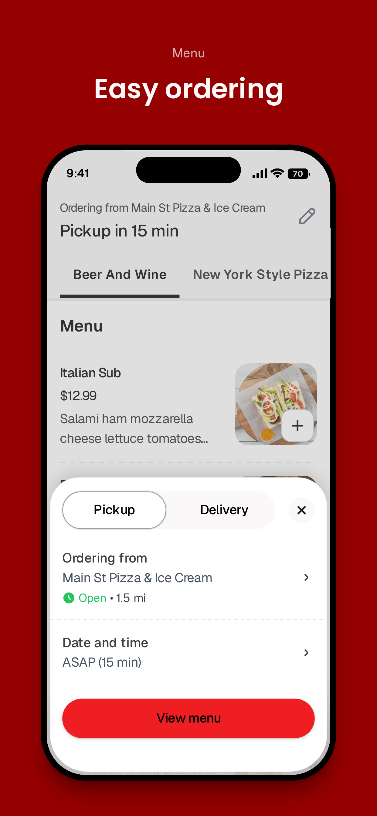 Main St Pizza screenshot 3