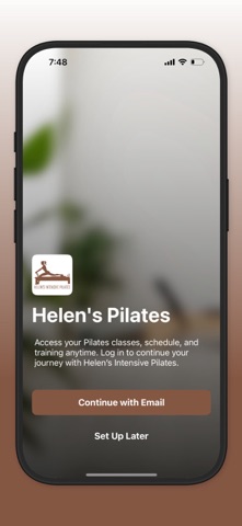 Helen's Pilates iPhone screenshot