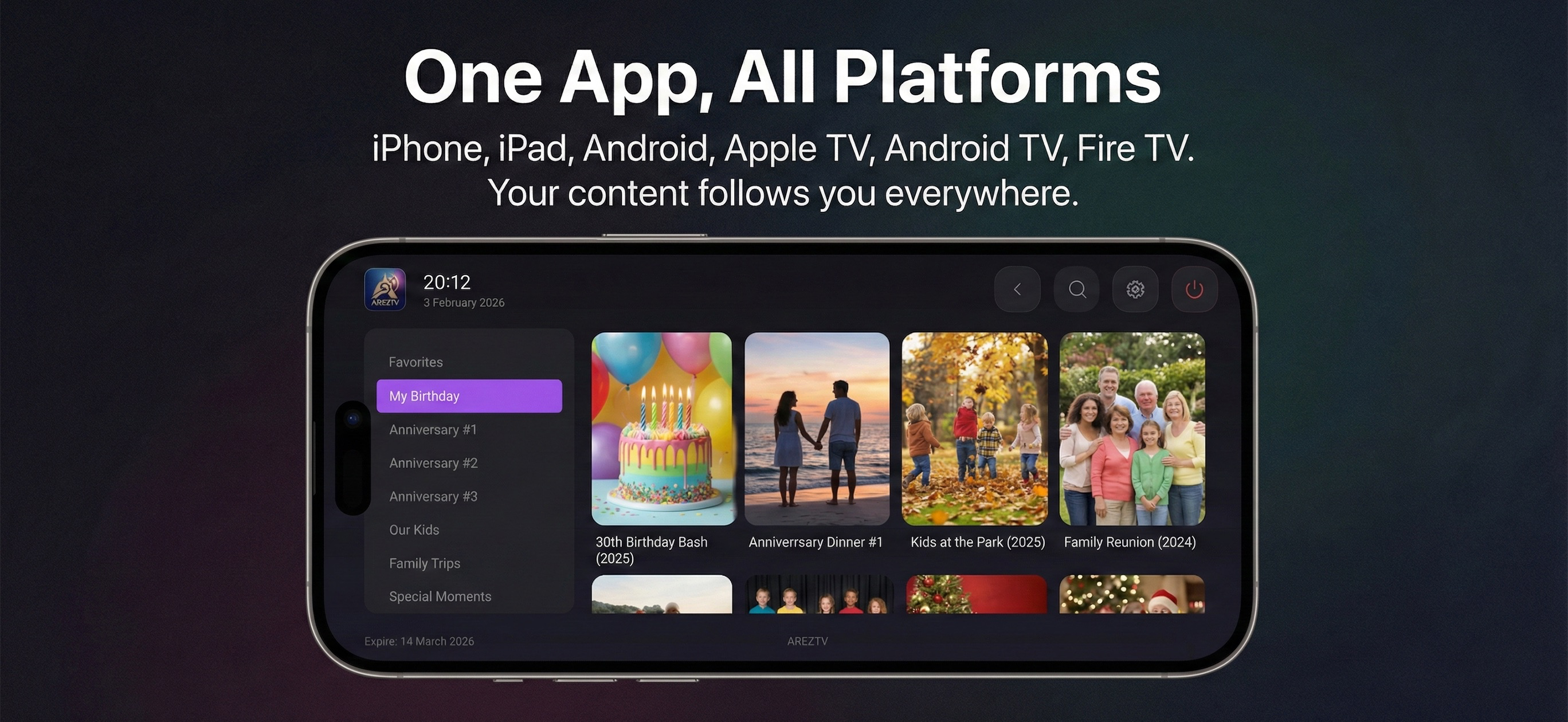 AREZTV IPTV Media Player