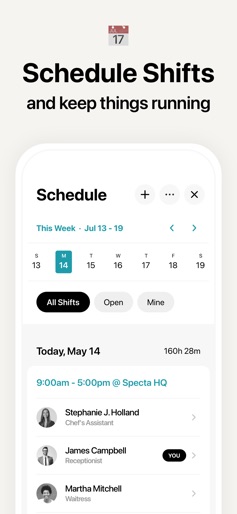 Atto - Time Clock & Scheduling screenshot 5