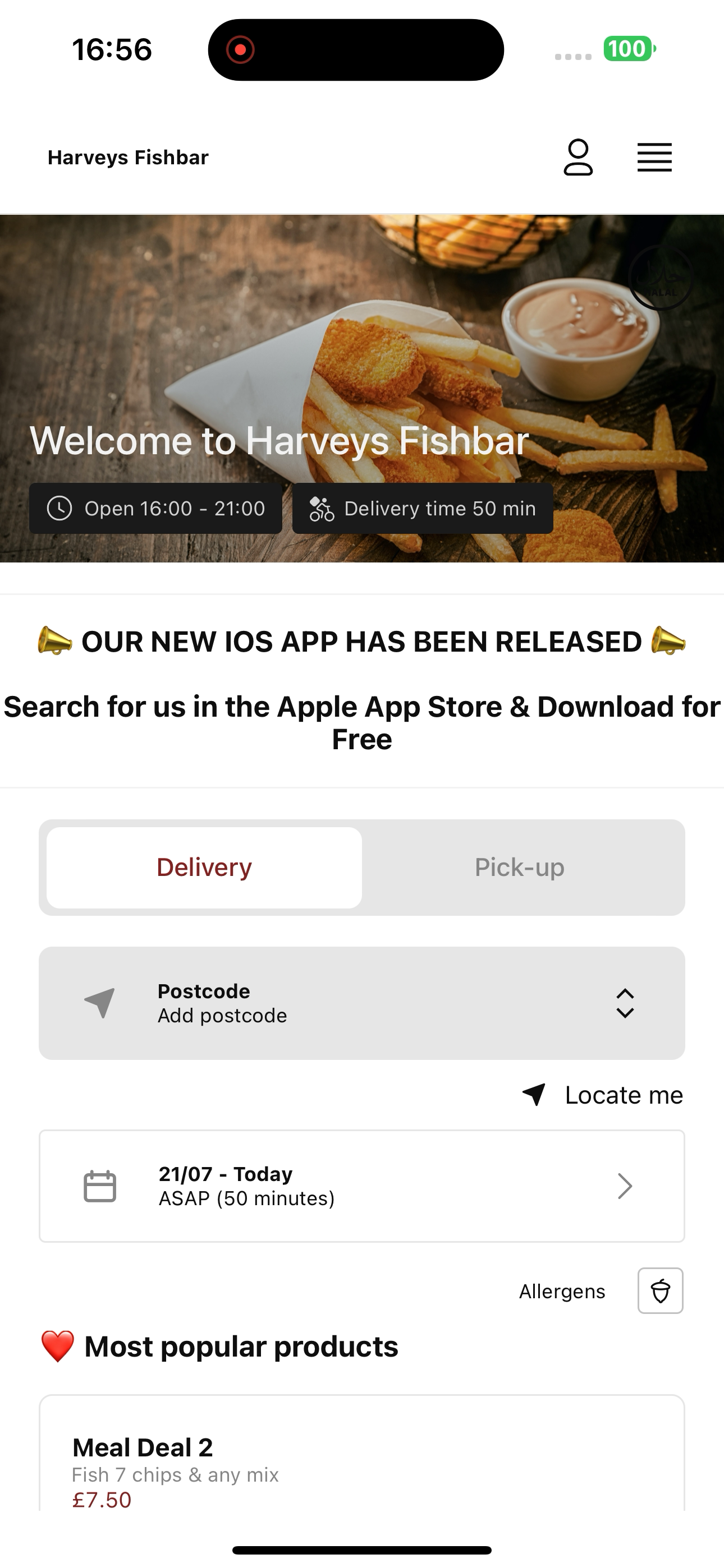 Harveys Fishbar screenshot 6