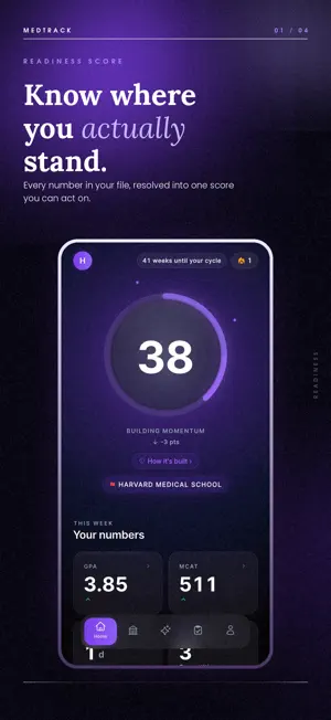 MedTrack – Pre-Med Tracker screenshot 1
