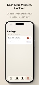 Stoic Focus: Daily Quotes screenshot