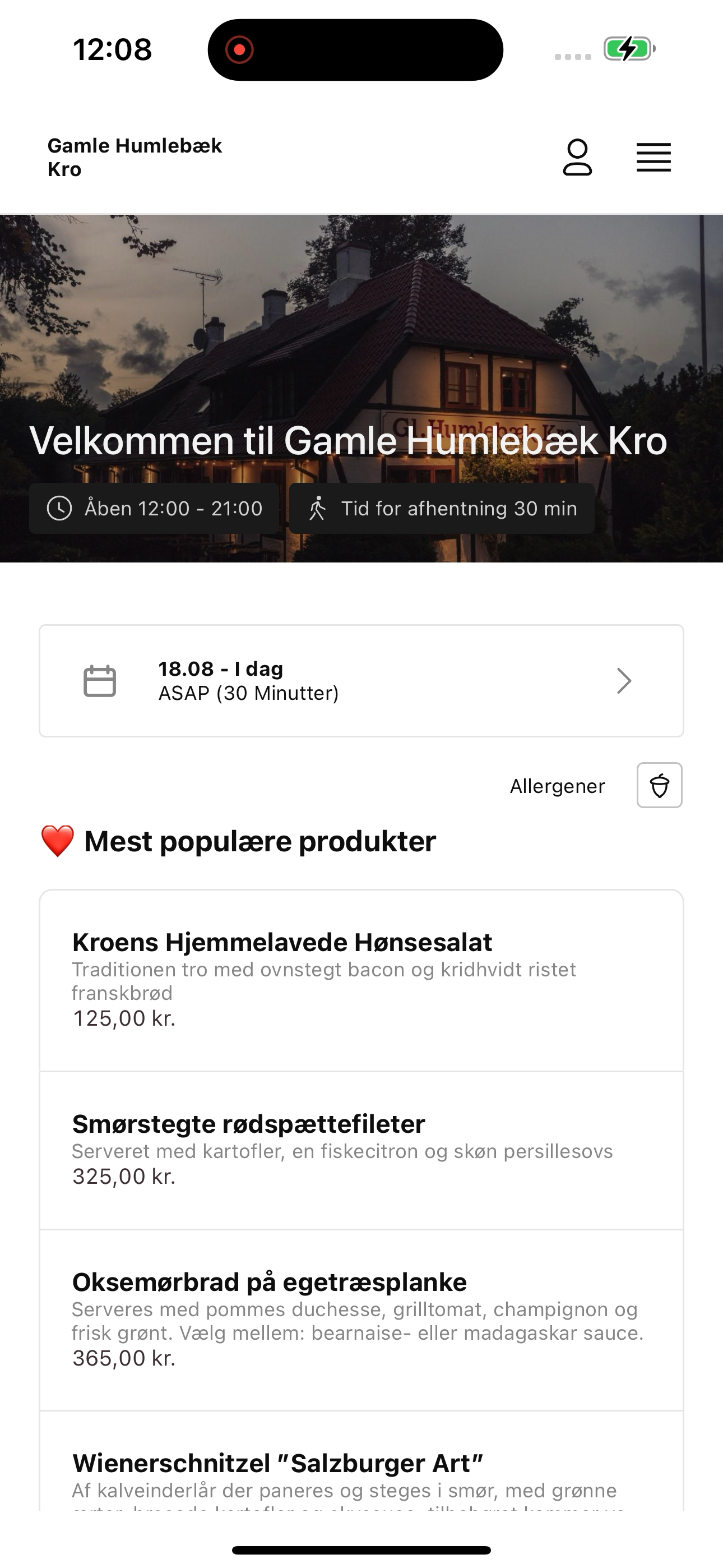 Gamle Humlebæk Kro 3050 screenshot 3