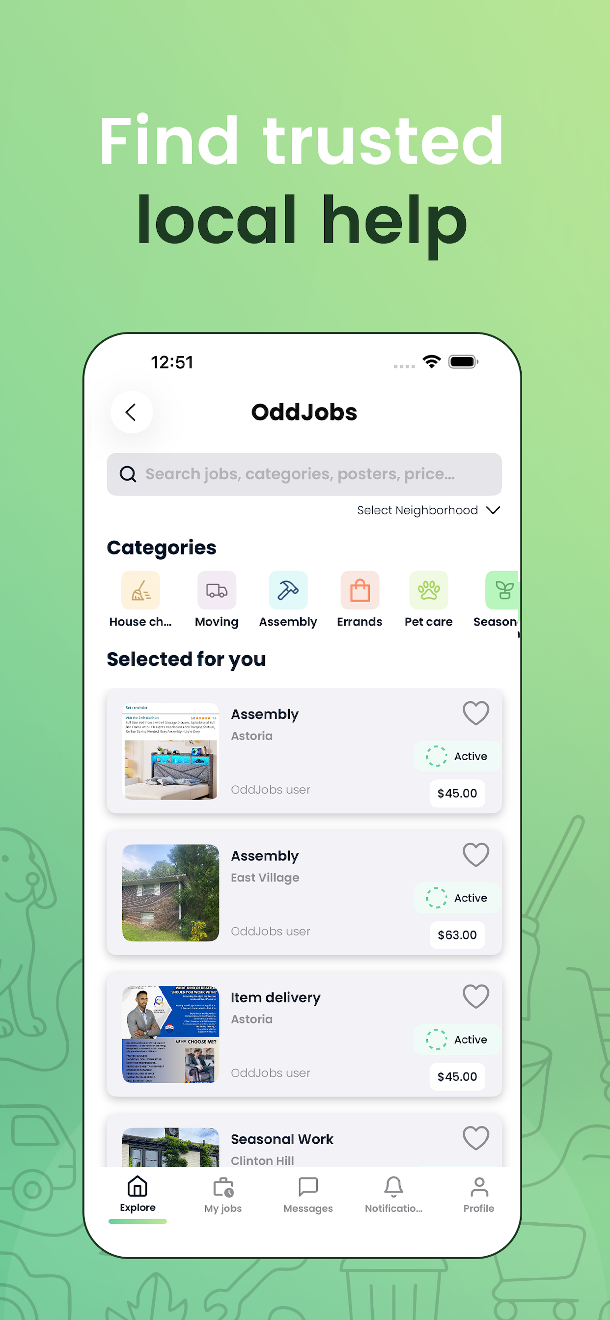 OddJobs NYC screenshot 3
