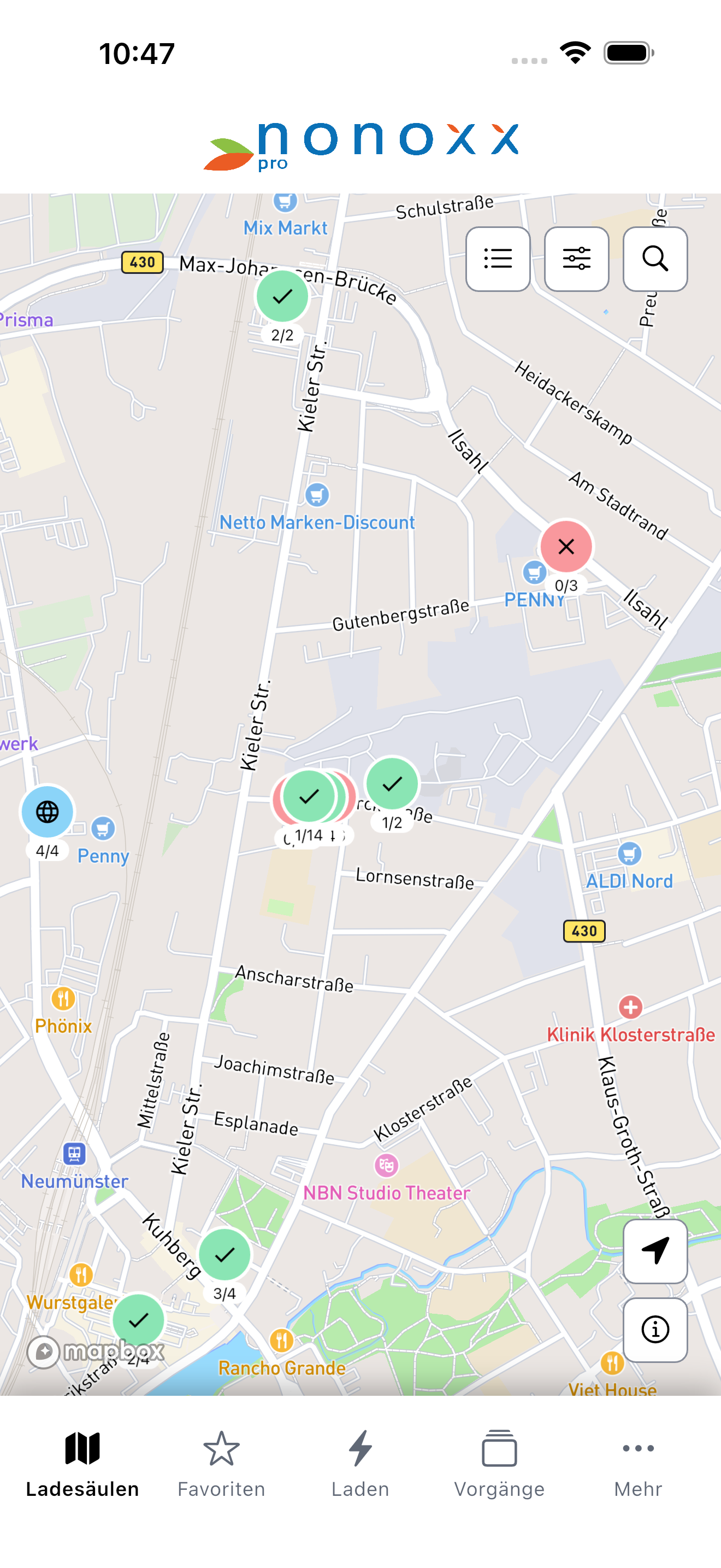 nonoxx pro Ladeapp