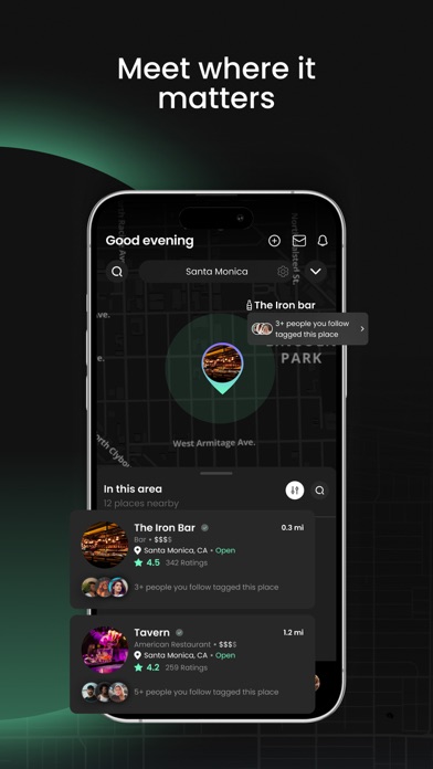 SneakPeek. Places and People. Screenshot
