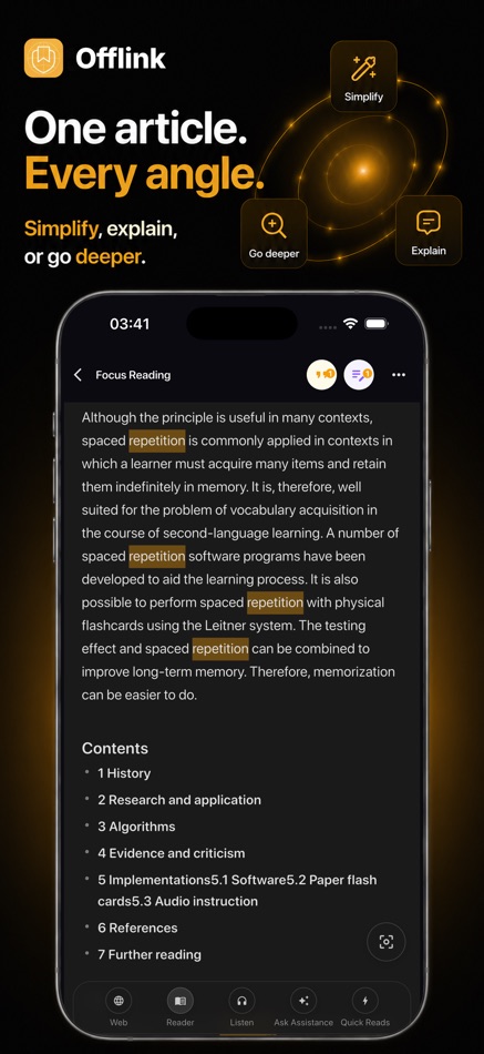 #7. Offlink: Bookmark & Read Later (iOS) 게시자: Vishal Kumar Mahato