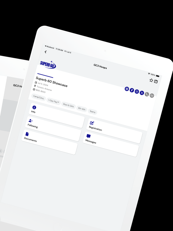 GC3 Hoops iPad screenshot 2 - Sports app