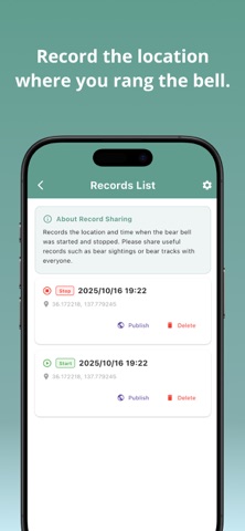 BearBell Bear Repellent Bell iPhone screenshot