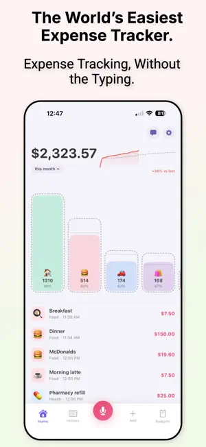 Expense Tracker - BujitAI screenshot 1