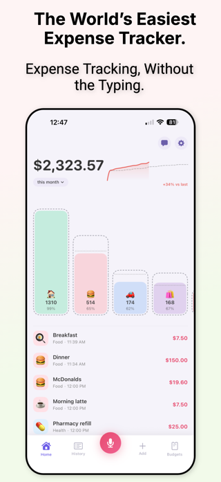 Expense Tracker - BujitAI Screenshot 1 of 8
