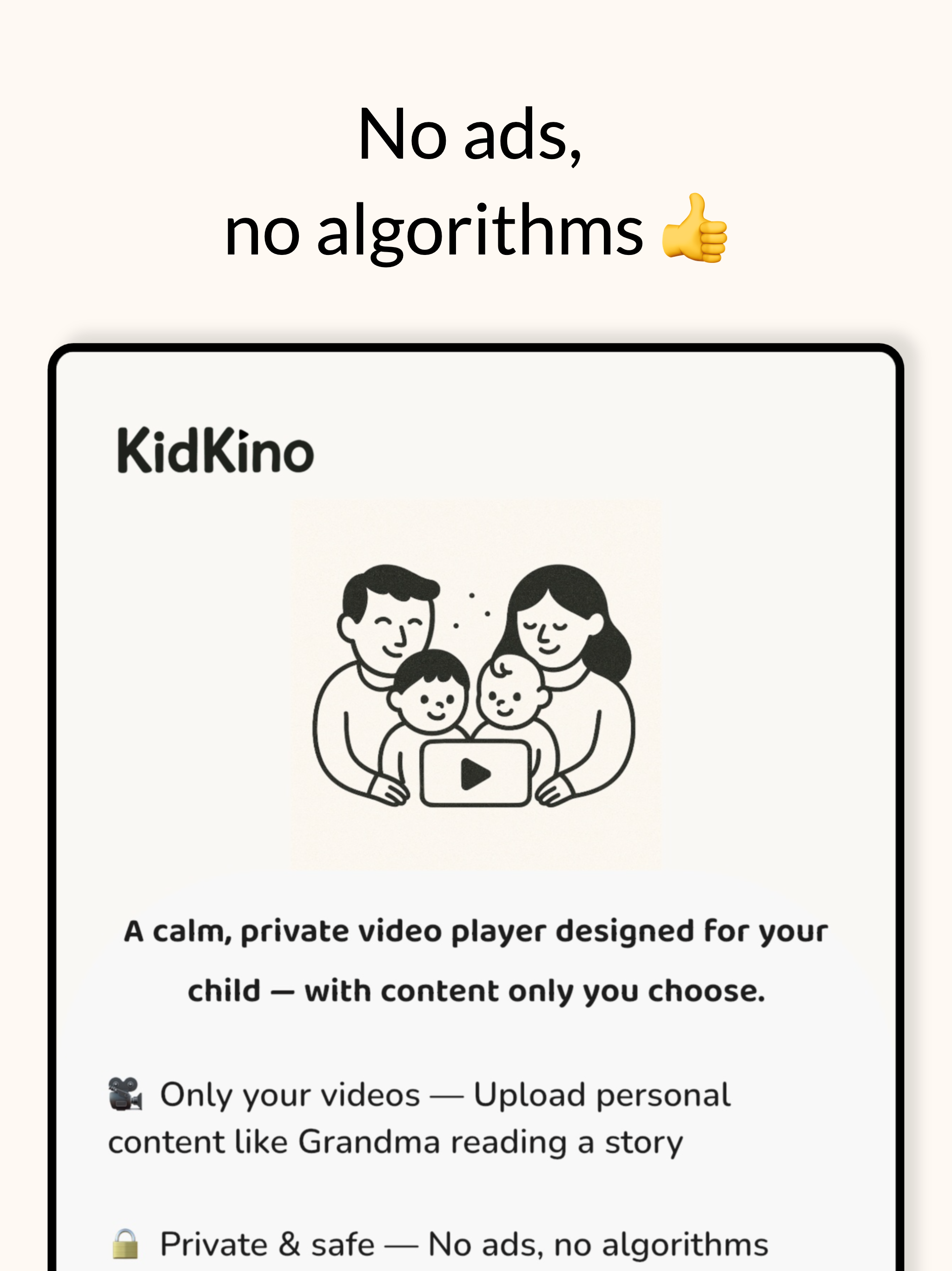Kidkino: Calm Video Player