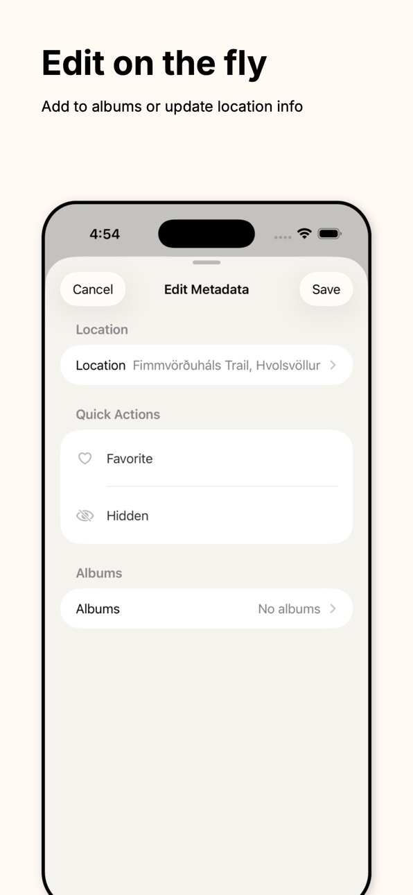 iPhone screenshot