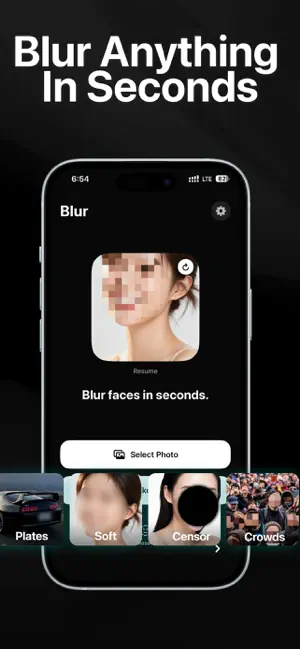 Blur Photo & Mosaic Face Blur screenshot 3