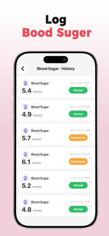 Pulseora: Heart Rate & Sugar iPhone screenshot