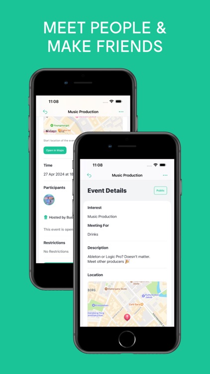 Buddies: Create Social Events screenshot-3