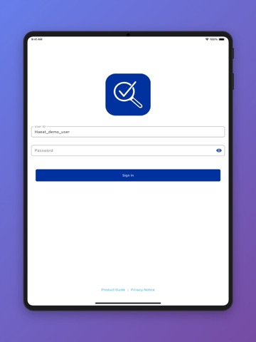 HAEAT iPad screenshot
