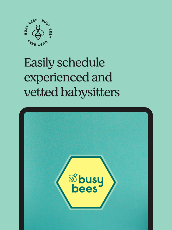 Busy Bees Babysitting iPad screenshot 1 - Lifestyle app