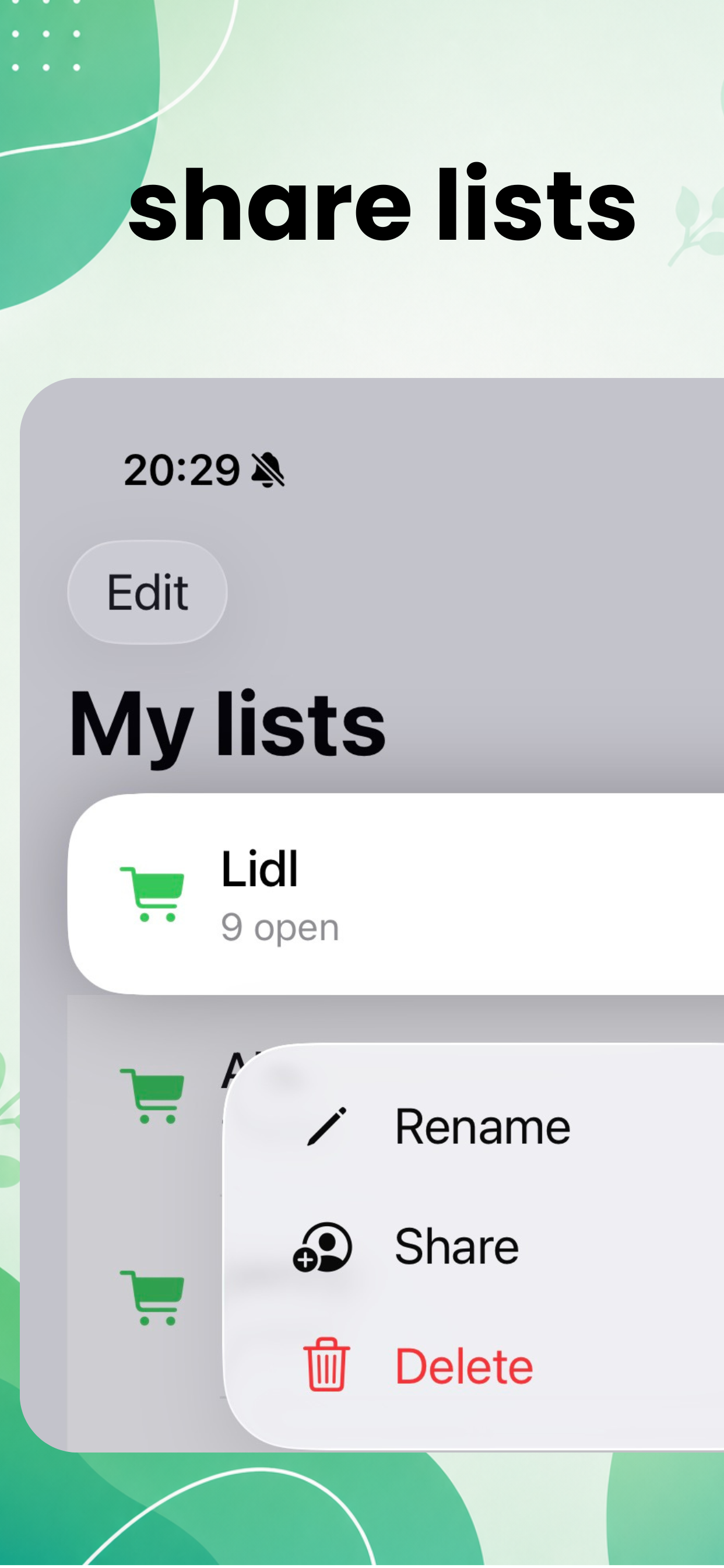 FlinkList screenshot 2