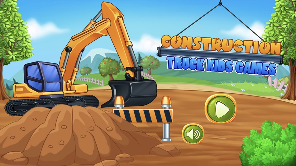 #9. Construction Truck Games Kids (iOS) 게시자: Baby games - Kids Games - Girls Games - Free & Educational Learning Preschool toddler games - Family