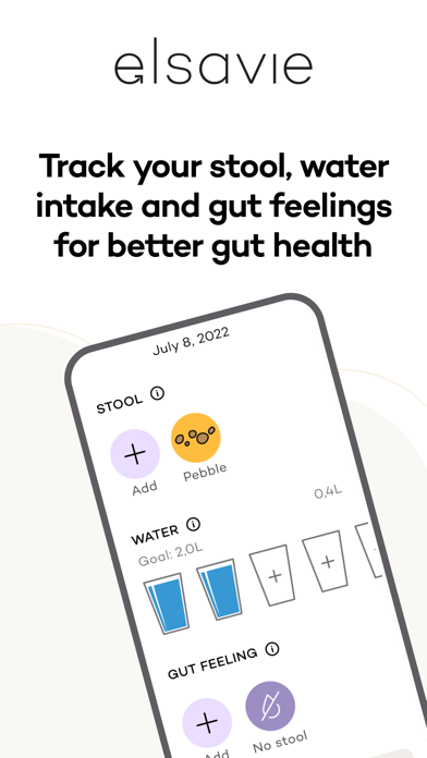 Elsavie: Gut Health Tracking Screenshot