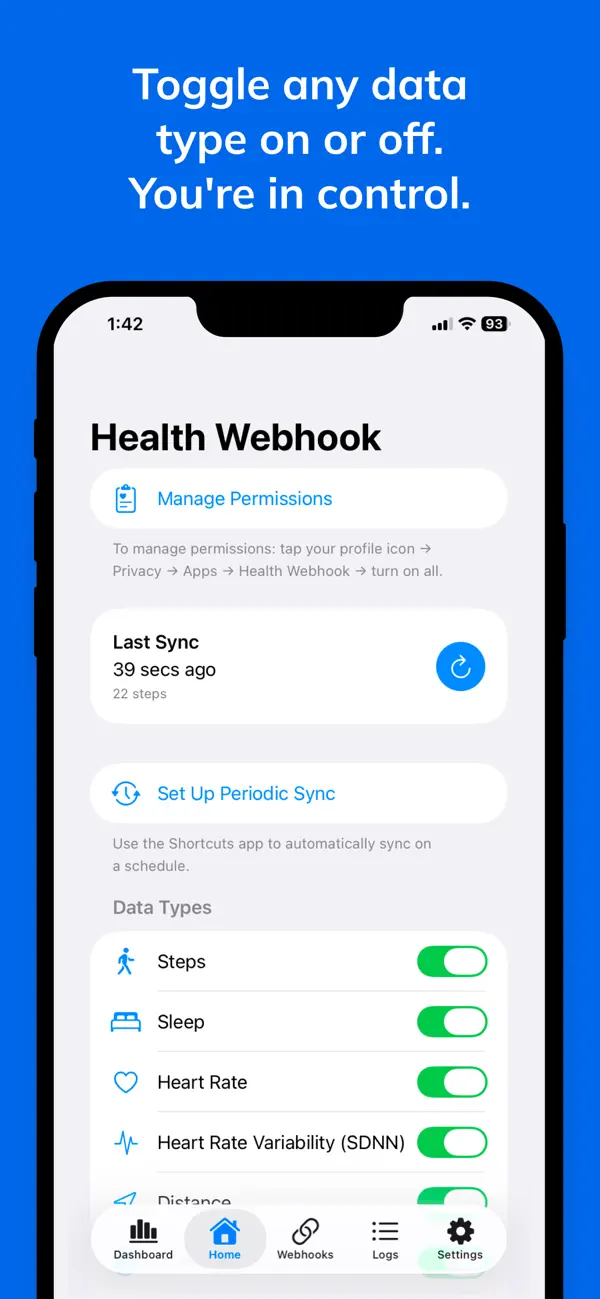 Screenshot #3 pour Health Webhook