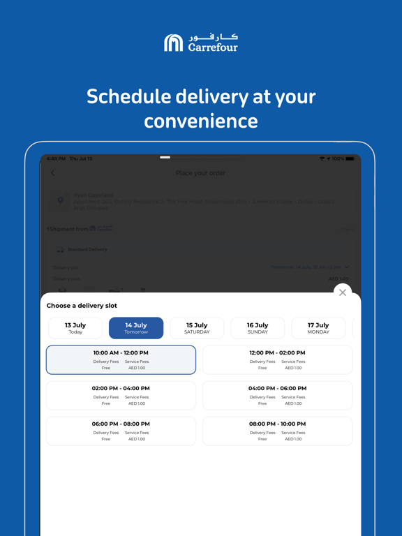 MAF Carrefour Online Shopping iPad screenshot 4 - Shopping app