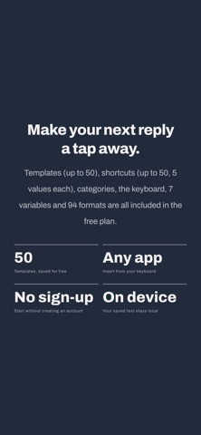 ClipTap: Text Snippet Keyboard Screenshot 7 of 7